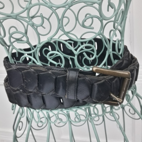 Genuine Leather Belt Mens Vintage Levis Signature Classic Leather VTG - Picture 9 of 15